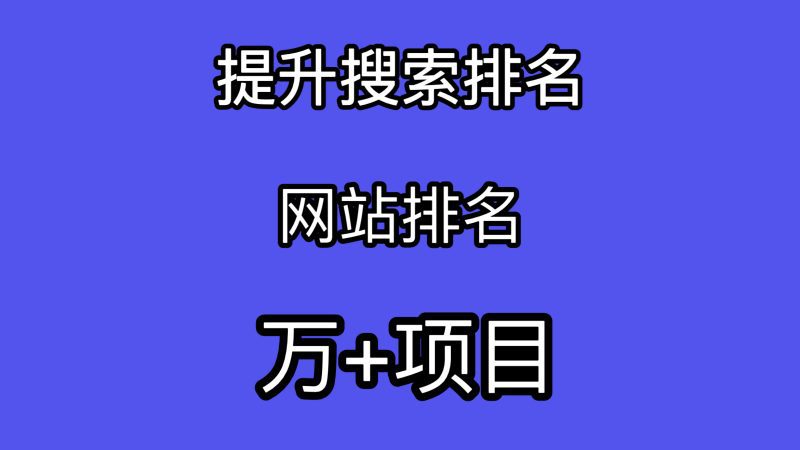 seo-提升网站排名权重项目源码系统-月入万+非公开-青狐资源网