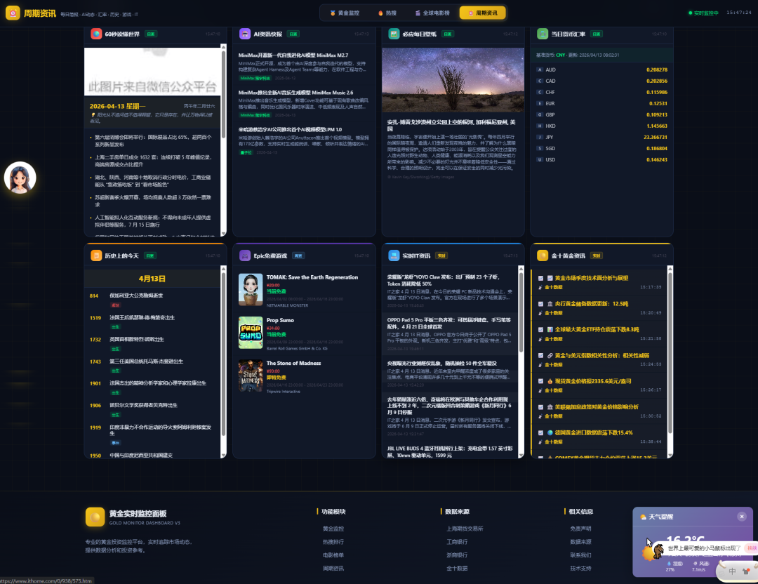 图片[3]-黄金AI工具系统/实时股价/实时新闻数据源码-含教程-青狐资源网